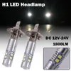 Novo 2pcs H1 LED Bulbo de farol 6000k 100w Alto feixe baixo Branco branco Bulbos automáticos SUV Carne de nevoeiro Luz de caminhão acionando