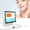 الذهب RF fractional microneedle تقليص المسام إصلاح الندوب حب الشباب آلة العناية بالبشرة الجبال