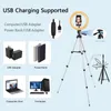 26 cm P o Ringlight Led Selfie anneau lumière téléphone télécommande lampe p ographie éclairage avec trépied support vidéo 231226