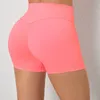 Shorts ativos de fitness yoga feminino ginásio treino lycra curto push up deportivo mujer esporte femme 2023 roupas verão marrom vermelho branco marinha