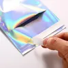 Aluminum Foil Self Adhesive Retail Bag Foil Pouch Bag for clothes Grocery Packaging express bags with Holographic Color fgn Eehbo Omptt