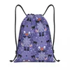 Einkaufstaschen, Halloween-Hexe, Hexen-Rucksack mit Kordelzug, Sport-Sporttasche für Damen und Herren, okkulter Hexen-Magie-Sackpack