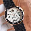 Relógios masculinos menwatch moda relógio azul pedra botão série calendário branco mostrador automático fivela mecânica relógio de pulso masculino relógio de pulso montre de luxe 007