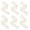 Chair Covers 25 Pcs Back Yarn Bow Tie Organza Sashes For Wedding Ribbon Party Decors Banquet Bows Decorative Bands