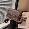 20% de réduction sur le designer F-Letter Imprimé petit carré hiver nouveau crossbody live difficulté