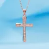 Pendants Trendy 925 Sterling Silver Necklace For Men Jewelry Female Classic Cross Pendant Necklaces Male Choker Lady Boy Bijou