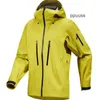 Мужская дизайнерская спортивная одежда Arcterys Толстовка с капюшоном Пальто Archeopteryx Alpha SV Новая винтажная куртка Открытый спринтерское пальто Ветрозащитное теплое B5RQ