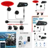 Araba Electronics Bluetooth 5.0 Motosiklet Kask Kulaklıklı Kulaklık Kablosuz Motosiklet Handfree Stereo Kulaklık MP3 Hoparlör Mikro ile su geçirmez