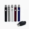 LOI sans fumée 510 batterie de préchauffage tension de réglage du stylo vape 3.4v-4.0v 350mah avec chargeur USB