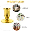 Candle Holders 20 PCS Electronic Base Candlestick Wedding Table Decorations Plastic Dining
