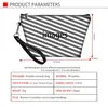 Cosmetic Bags Women's Flat-Top Makeup Bag Tie-Dye Pattern Portable Bracelet Rope Easy To Carry Waterproof PU Space Leather Fit Travel