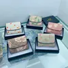 26% OFF Designer bag New Camellia Flower Kou Short Style Wallet Women's Handbag High Quality Box