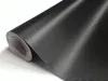 Autocollants 3D en Fiber de carbone noire, feuilles de Film d'emballage en vinyle pour voiture avec Drain d'air, taille 1,52x30m/rouleau 5x98 pieds