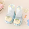 Толстые махровые носки для первых ходунков для детей от 1 до 3 лет, Нескользящие напольные носки с рисунком куклы для малышей, теплые носки для младенцев