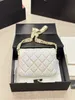Luksusowy projektant wysokiej jakości jagnięta gruba łańcuch klasyczny klapka torebka na ramię Kobieta Crossbody Fashion Zakupy Pochette Speisure Messenger Bag Diamond Klattce