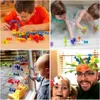 Fléchettes Sucker Soft Silicone Sucker Game Set Décompression Anti-anxiété Puzzle Sucker Toy intérieur et extérieur Dart lançant des jeux compétitifs