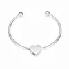 Cremation Jewelry Heart Urn Bangle For Ashes Adjustable Cuff Opening Bracelet Women Gift250W