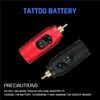 Maskinproffs Professionell uppladdningsbar Mini Wireless Rocket Tattoo Batteridraft RCA -anslutning Rotary Tattoo Pen Hine Tattoo Power Supply