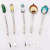 Metal Wax Dabber Tool Cartoon Dab Tool Cucumber Dabbers Zink Eloy Smoking Tools for Quartz Ban Accessories Glass Bowl Dry Herb Oil Rigs Silikonmatta