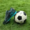 Neue Herren-Turf-Hallenfußballschuhe, Fußballschuhe, komfortables Training, ultraleicht, rutschfest, Futsal-Stollen, lange Spikes, hoher Knöchel