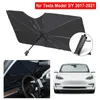 Per Tesla Modello 3 Y 20172021 Parasole Parabrezza Ombrello Aggiornamento Pieghevole Finestra Anteriore Tenda Da Sole Schermo Accessori Auto