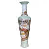 Vases Long-Standing Hand-Painted Floor Vase Ceramic Living Room And El Company Decoration Opening Housewarming Ornaments