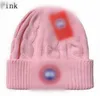 Candy Color Hot New Style ricamo unisex unisex per adulti Outdoor Winter Beanie Letter Solid Dome Skullcap