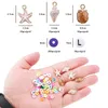 6 mm flache runde Polymer -Ton -Abstandshalter Perlen für Schmuck Herstellung Armbänder Halskette Ohrring DIY Craft Kit mit Anhänger 4080pcs/Box 231227