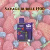 SAVAGE VAPE 15K Bubble 15000 puff vapes usa e getta puff bar vapers desechables poco Magazzino UE Blocco bambini Einweg Vape Smart display integrato TYPE-C Potenza regolabile