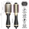 Secadores 3 em 1 Secador de Cabelo Escova OneStep Hot Air Styler Blow Dry Straight Curls Beauty Styling Curler Hair Salon Saudável Plumper