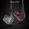 Yinyoo Pro BA DD Hybrid Hifi Wired Headphones In Ear Monitor Noise Cancelling Earbuds Gaming Headset Earphone 231226