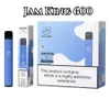 Authentic Jam King 600 Puff Vape Pen Disponibla E Cigarett Einweg Vape Disponibla Cigarett China Puff Bar Juice Flavor Poco 2 ml Förordnad 550 mAh Batterivångare