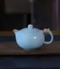 Service à thé Ruhangtang Chine Ru Porcelaine National Patrimoine Immatériel Imitation Antique Glaçure Dragon Pot Pur Fait À La Main Service À Thé