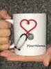2023 Docteur Gift Hospital Stéthoscope personnalisé Fun and Unique Ceramic Coffee Tass Cups 231227