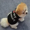 Just imprimé PETS SUMBRE TSHIRT PUPPY DOGS DES Vêtements pour animaux de compagnie Coton T-shirt Costumes de vêtements pour les petits chiens 231227
