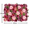 Artificial Floral Wall Panels Flower Wall Backdrop Faux Rose Hydrangea Peony Flower Panels Flower Row for Wedding Party Event Decor Photography Home Decor