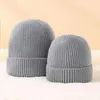 Berretti Cappelli lavorati a maglia per uomo Skullcap Moda donna Hip Hop Inverno caldo senza tesa Baggy Melon Cap Cuff Solid Docker Fisherman Berretti Cappello