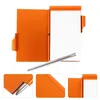 CLAMSHELL NOTEBOOOD METAL MEMO PADS Creative Notebooks Office Notepad Pocket Pen uchwyt Memorandum Do List Gotle Pisanie Plan 231227