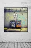 Banksy Graffiti Art Abstract Canvas Painting Posters and Prints quotLife Is Short Chill The Duck Outquot Wall Canvas Art Home 7277474