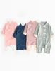 Jumpsuits Baby Peuter Jongens Chinese stijl Romper Onesie Outfit Traditioneel gespontwerp Lang stuk voor unisex Kinderen5649897