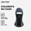 VECTOR Children Winter Cycling Mask Fleece Thermal Keep Warm Windproof Face Balaclava Ski Fishing Skiing Hat 231227