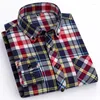 Camisas casuales para hombres Llegada Hombres Manga larga Moda Super Grande Otoño Algodón Plaid Juventud Regular Fit Compras Daliy Camisa 8XL 7XL