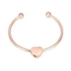 Cremation Jewelry Heart Urn Bangle For Ashes Adjustable Cuff Opening Bracelet Women Gift250W