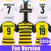 23 24 24 Parma Mens Soccer Jerseys Osorio Benedyczak Estevez Charpentier Bernabe Bonny Beger Camara Sohm Home Away Football Shirts Mundurs Mundy.