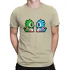 Men's T Shirts Boobbins T-Shirt For Men Bubble Bobble Vintage Cotton Tees O Neck Short Sleeve Summer Clothing