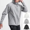 Nuevas sudaderas con capucha para hombre, sudaderas para gimnasio, sudaderas con capucha para hombre, chaqueta con capucha y cremallera para Fitness, sudadera informal para hombre