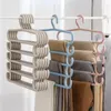 Kleiderbügel Schrank Hosen Hosen Handtuch Kleidung Schals Organisation Lagerung Schichten Racks Halter 5