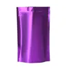 8x12cm Zipper Top Mylar Bag Reclosable Aluminum Foil Zip Lock Package Food Sample Bags Scjom Xflww