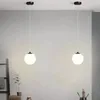 Anhängerlampen moderne Glas LED -Leuchten Nordisches Wohnzimmer Schlafzimmer Armatur