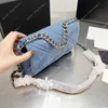 26cm High Quality wallets designers Women's Denim totes bags Crossbody purses handbags Fashion Luxury purses designer woman handbag